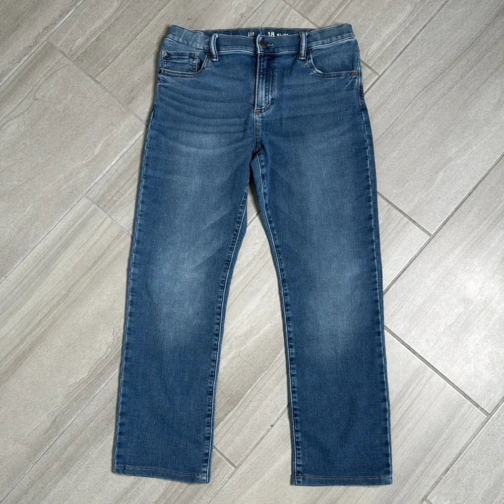 GAP Kids Husky Slim Jeans